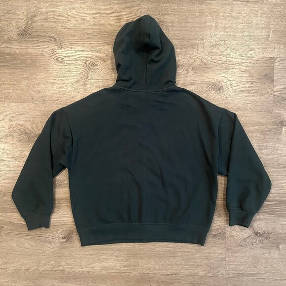 Victoria's Secret PINK Ivy Fleece Full-Zip Hoodie Jacket (Deep Forest Game Day) - Picture 5 of 6